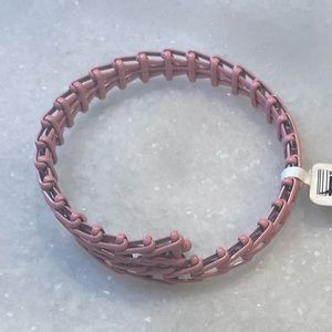 Alex & Ani NWT Chevron Wrap Bracelet in Peony 355